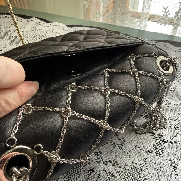 Michael Kors Quilted Leather Chain Nouveau Tango Sloan Shoulder Bag